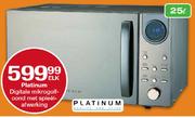 Platinum Digitale Mikrogolfoond Met Spieelafwerking-25ltr Elk