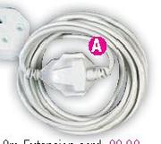 Simple Choice Extension Cord-5m Each