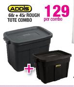 Addis 68L + 45L Rough Tote Combo