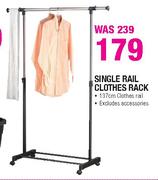 Single Rail Clothes Rack-137cm