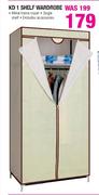 KD 1 Shelf Wardrobe