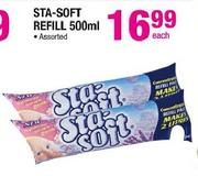 Sta-Soft Refill-500ml Each