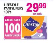 Lifestyle Pantyliners-100's Per Pack