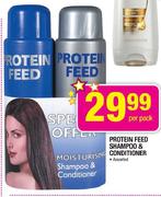 Protein Feed Shampoo & Conditioner-Per Pack