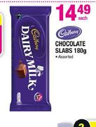 Cadbury Chocolate Slabs-180g Each