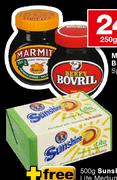 Marmite/Bovril Spread-250gm Each