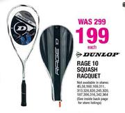 Dunlop Rage 10 Squash Racquet Each