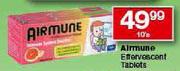 Airmune Effervescent Tablets-10's