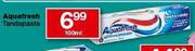 Aquafresh Tandepasta-100ml