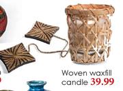 Woven Waxfill Candle