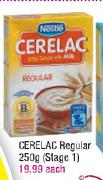 Nestle Cerelac Regular Stage 1-250g Each
