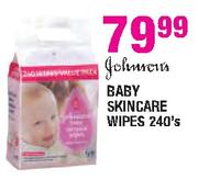 Johnson's Baby Skincare Wipes-240's