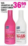 VO5 Shampoo Or Conditioner Assorted-500ml Each
