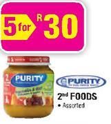Purity 2nd Foods-5's