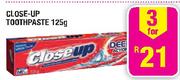 Close-Up Toothpaste-3x125g