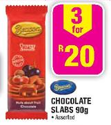 Beacon Chocolate Slabs Assorted-3x90g
