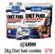 USN 2Kg Diet Fuel Combo-Each