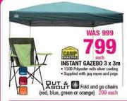 Camp Master Instant Gazebo 3X3m - Each