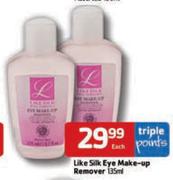 Like Silk Eye Make-Up Remover-135ml Each