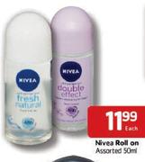 Nivea Roll On 50Ml-Each