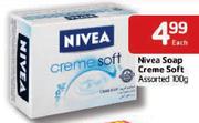 Nivea Soap Creme Soft 100Gm-Each