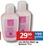 Like Silk Eye Make-Up Remover 135Ml-Each