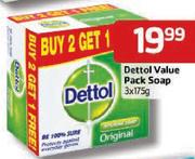 Dettol Value Pack Soap 3X175Gm