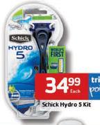 Schick Hydro 5Kit Each