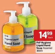 PnP Hygiene Liquid Hand Soap 300Ml-Each