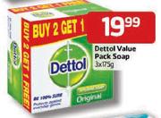 Dettol Value-Pack Soap-3x175g 