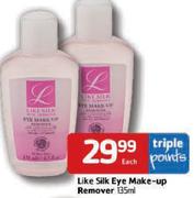 Like Silk-Eye Make-Up Remover-135ml Each