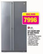 LG Silver Side By Side Fridge-537Ltr(GR-B207FLC)
