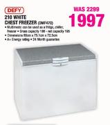Defy White Chest Freezer-210Ltr(DMF470)