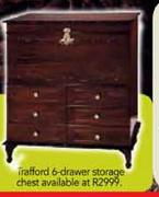 Trafford 6-Drawer Storage Chest-Each