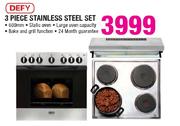 Defy 3 Piece Stainless Steel Set