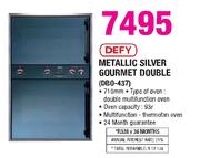 Defy Metallic Silver Goumet Double(DBO-437)