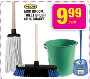 Addis Mop,Broom,Toilet Brush or 9L Bucket-Each