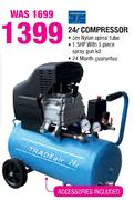 Trade Air 24Ltr Compressor