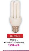 Eurolux 11W CFL-Each