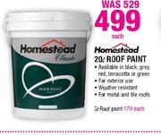 Homestead 20L Roof Paint-Each