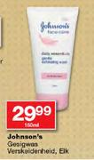 Johnson's Gesigwas Verskeidenheid-150ml Elk