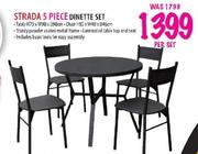 Strada 5 Piece Dinette Set