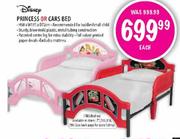 Disney Princess or Cars Bed (H68 x W135 x D72cm)