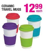 Ceramic Travel Mugs-Each
