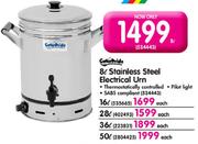 Caterpride 50Ltr Stainless Steel Electrical Urn-Each