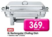 Aro 8Ltr Rectangular Chafing Dish-Each
