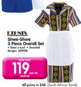 Ethnix Shwe-Shwe 3 Piece Overall Set-Per Set