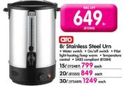Aro 15Ltr Stainless Steel Urn-Each