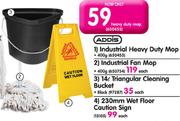 Addis 14Ltr Triangular Cleaning Bucket-Each