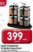 Olde Thomson 16 Bottle Spice Rack-Each